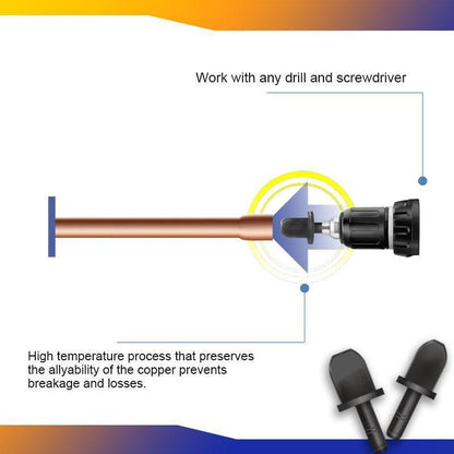 🔥Expanding copper tubes for maintenance repairs of air conditioning systems