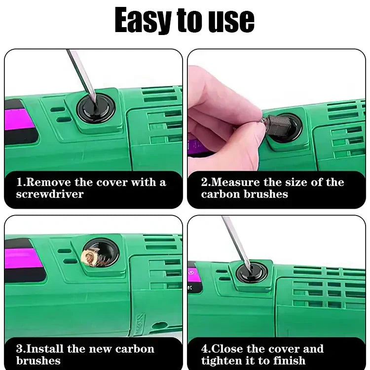 Carbon Brush Set for Electric Tools