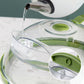 💥 Clear Microwave Splatter Cover with Water Steamer and Handle