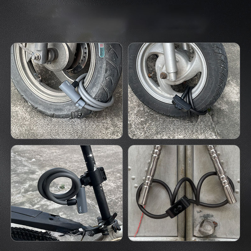 Bike Cable Lock Set with Key Lock
