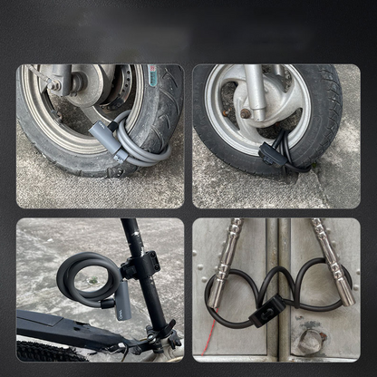 Bike Cable Lock Set with Key Lock