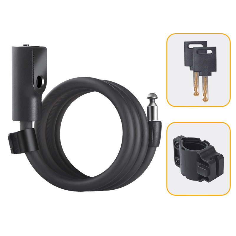 Bike Cable Lock Set with Key Lock