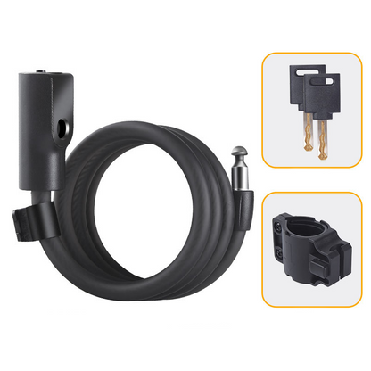 Bike Cable Lock Set with Key Lock