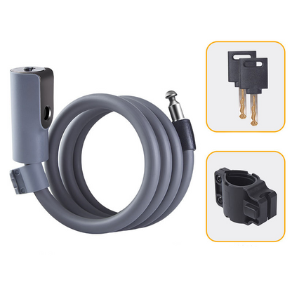 Bike Cable Lock Set with Key Lock