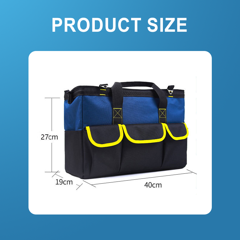 🧰Large-Capacity Heavy-Duty Tool Kit (with Shoulder Strap)
