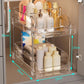 Multifunctional pull-out organizer for under the bathroom sin