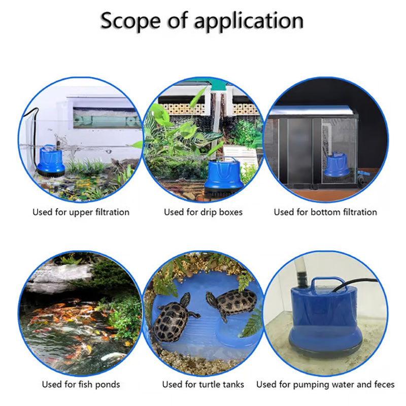 Bottom Suction Fish Tank Water Filter Pump