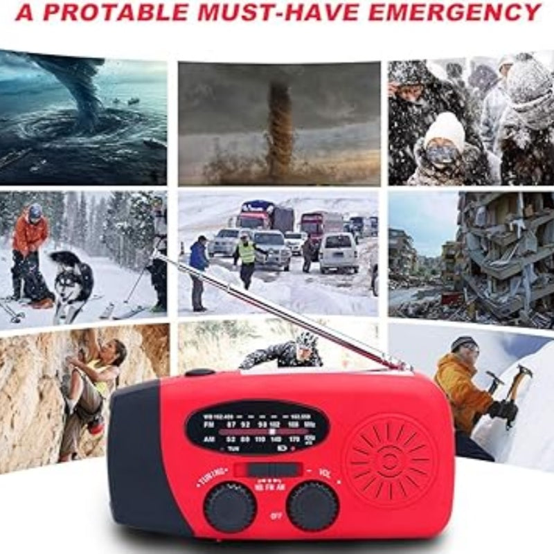 🔥2026 New Arrivals: 58% Off for Limited Time!🔥 Multifunctional Portable Solar Emergency Radio