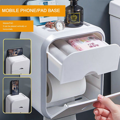 Punch-free Toilet Paper Holder Box