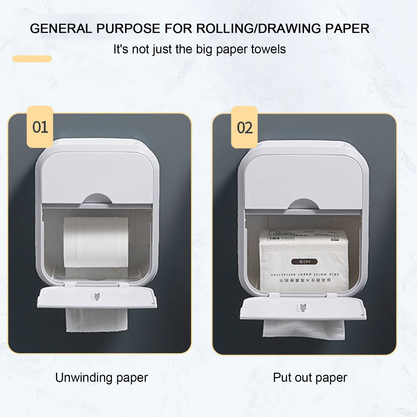 Punch-free Toilet Paper Holder Box