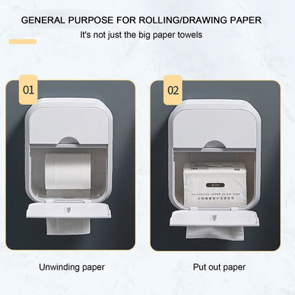 Punch-free Toilet Paper Holder Box