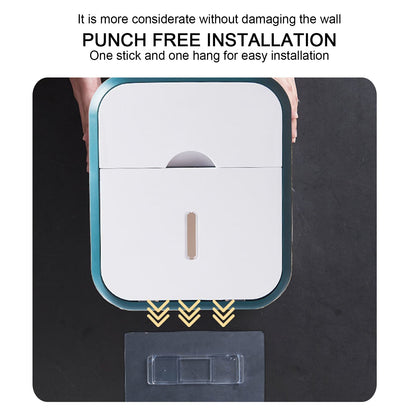Punch-free Toilet Paper Holder Box