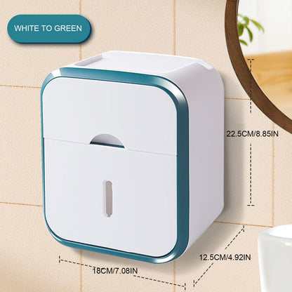 Punch-free Toilet Paper Holder Box