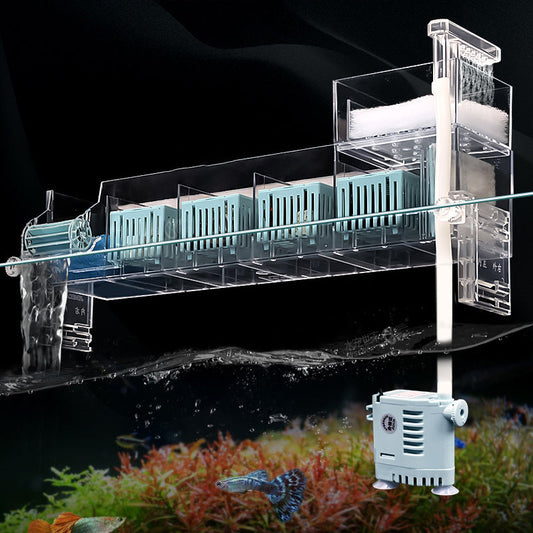 💦Fish Tank Circulating Filter Box with Water Pump