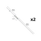Brake Bleeder Hose One Way Check Valve