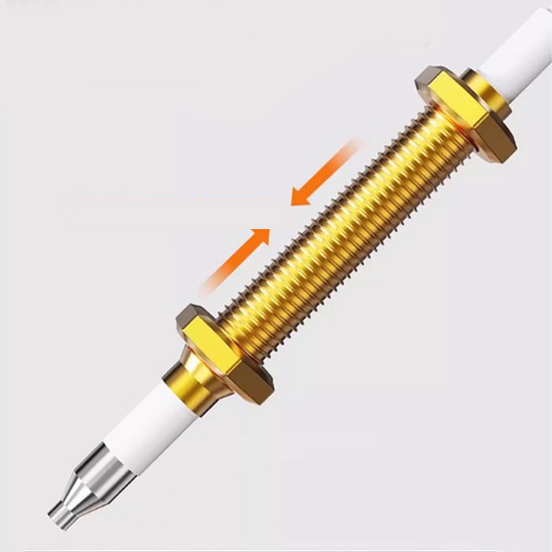 Universal Built-in Copper Ignition Needle & Flame Sensor Needle with Wiring for Gas Stoves