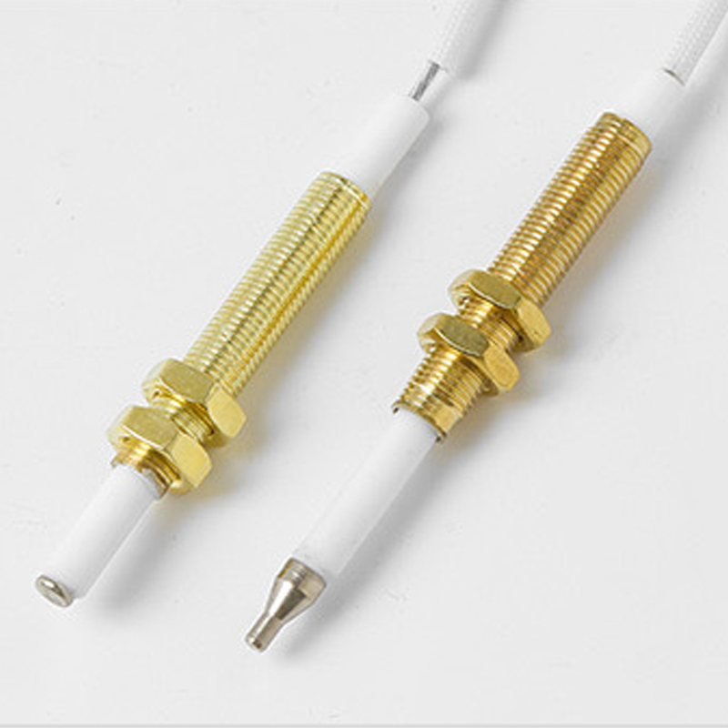 Universal Built-in Copper Ignition Needle & Flame Sensor Needle with Wiring for Gas Stoves