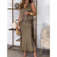Women's Elegant Sleeveless Top and Skirt Set