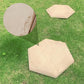 Outdoor Non-Slip Artificial Stone Mat with 4 Ground Stabilizing Pegs
