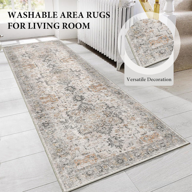 Washable Area Rugs for Living Room