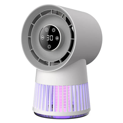 2-in-1 Mini Desk Fan with Electric Mosquito Killer