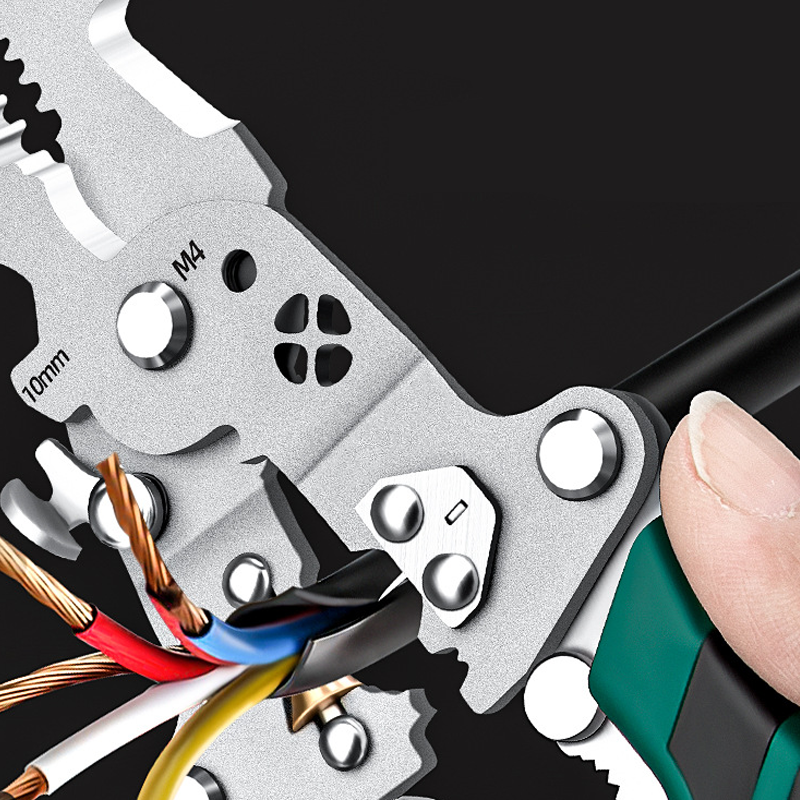 👷‍♂️Multifunctional Foldable Wire Stripping Scissors with Electrical Test👷‍♂️