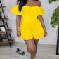 Ruffle Off Shoulder Jumpsuit