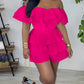Ruffle Off Shoulder Jumpsuit