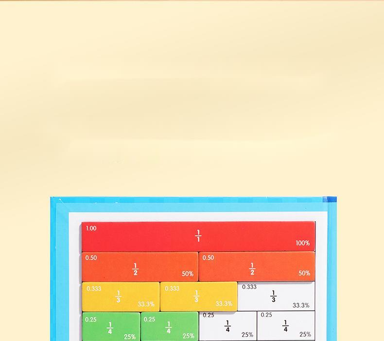 🔥LAST DAY SALE 60% OFF🏅Montessori Magnetic Book Fraction Puzzle