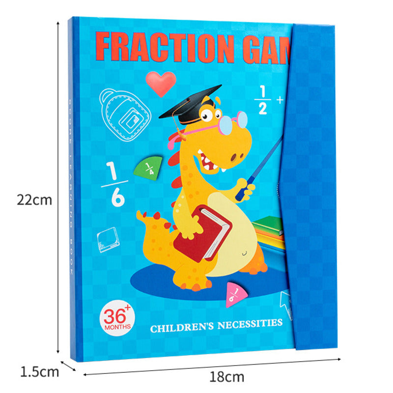 🔥LAST DAY SALE 60% OFF🏅Montessori Magnetic Book Fraction Puzzle