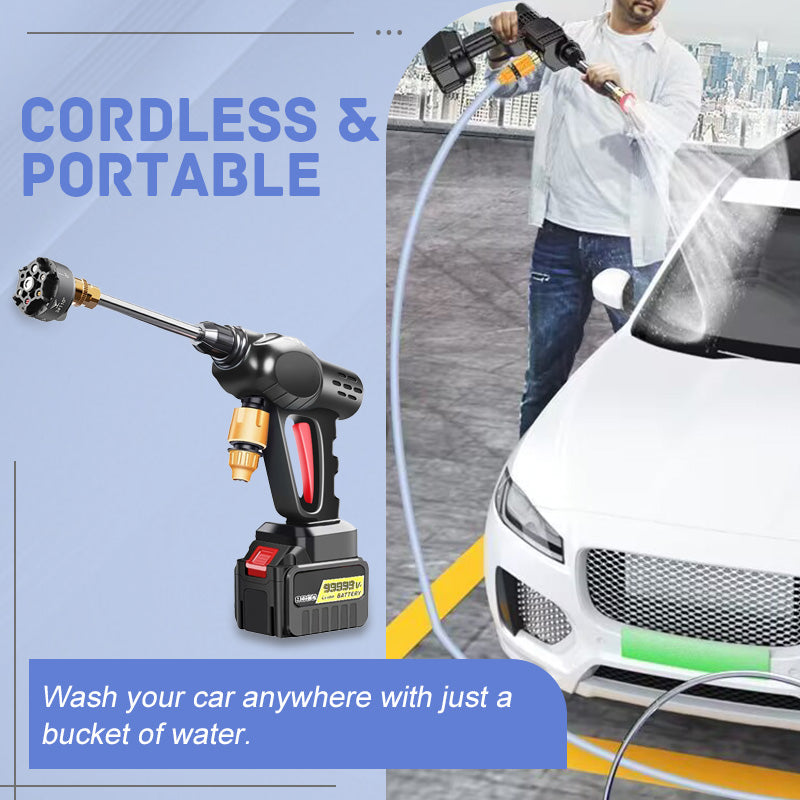 🧼 60% OFF NOW! 🚗 Portable High-Pressure Car Washer – 1500W Motor, Adjustable Spray Modes & Lightweight Design for Home and Auto Use 💦