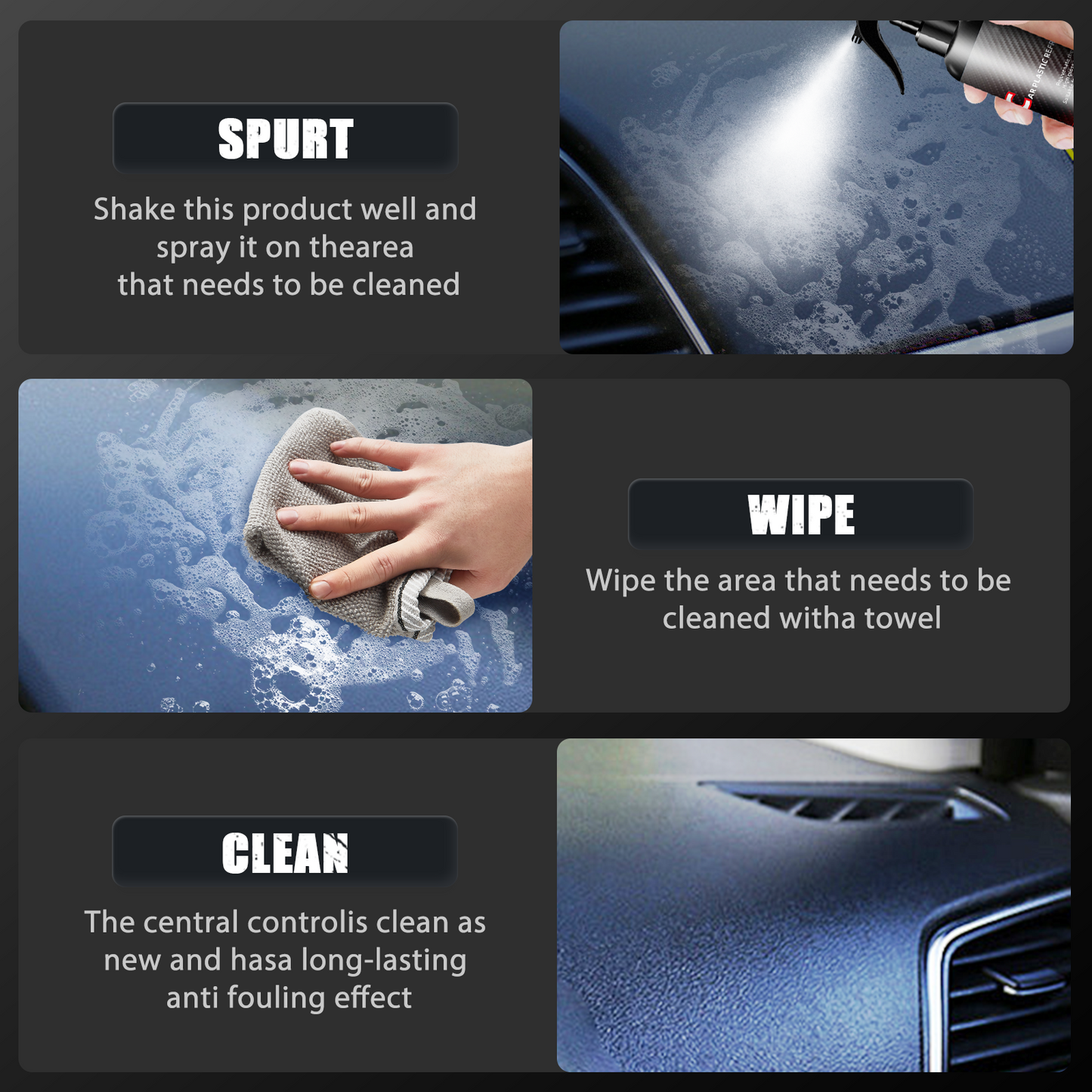 Car Interior Cleaning Spray