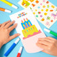 💥HOT SALE 50% OFF💥Cartoon Colorful Painting Set with Scraper for Kids