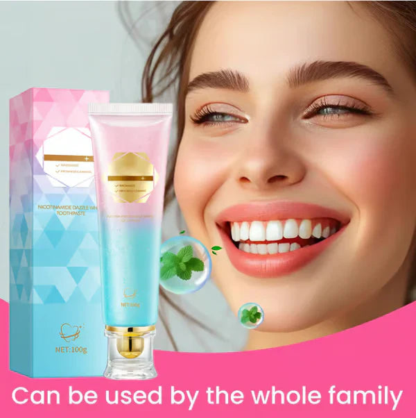 Niacinamide Toothpaste for Bright White Teeth🦷Pearly White Teeth🦷The New Secret Weapon for Your Smile!