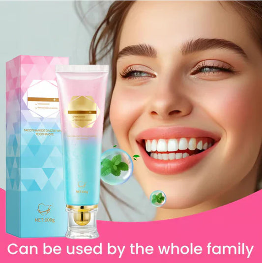 Niacinamide Toothpaste for Bright White Teeth🦷Pearly White Teeth🦷The New Secret Weapon for Your Smile!