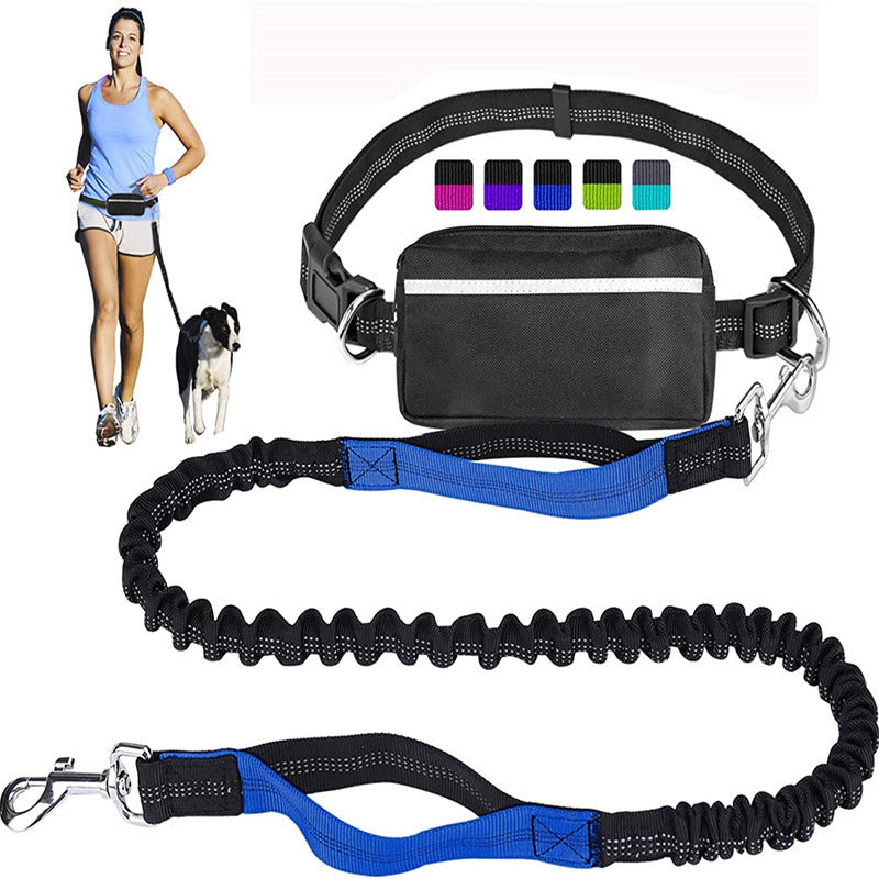 🔥🎁Hot Sale 50% OFF💥- Ends Soon!🔥Adjustable Hands-Free Dog Lead with Waist Bag