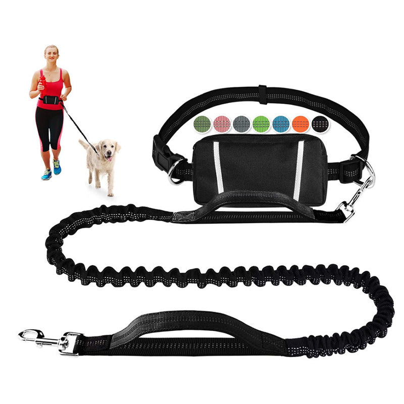 🔥🎁Hot Sale 50% OFF💥- Ends Soon!🔥Adjustable Hands-Free Dog Lead with Waist Bag