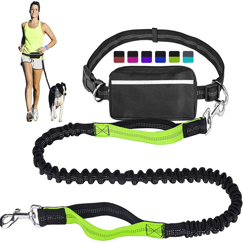 🔥🎁Hot Sale 50% OFF💥- Ends Soon!🔥Adjustable Hands-Free Dog Lead with Waist Bag