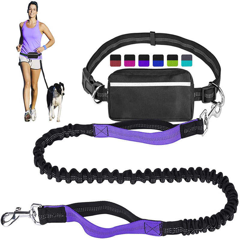 🔥🎁Hot Sale 50% OFF💥- Ends Soon!🔥Adjustable Hands-Free Dog Lead with Waist Bag