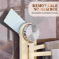 No-Drill Rotating Towel Rack With Suction Cup