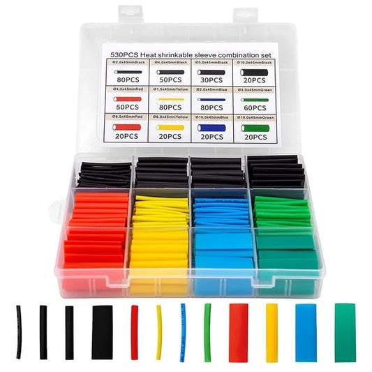 🔥580 PCS-Cable Heat Shrinkable Tube