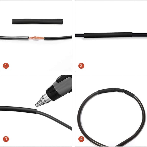 🔥580 PCS-Cable Heat Shrinkable Tube