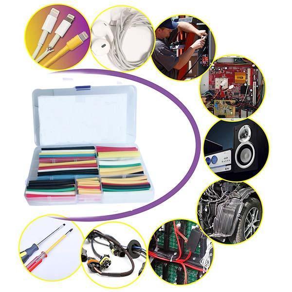 🔥580 PCS-Cable Heat Shrinkable Tube