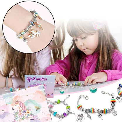 💥 50% OFF! 🎁 Charm Bracelet Jewelry Making Kit – Fun & Creative Crafting for All Ages 🎄