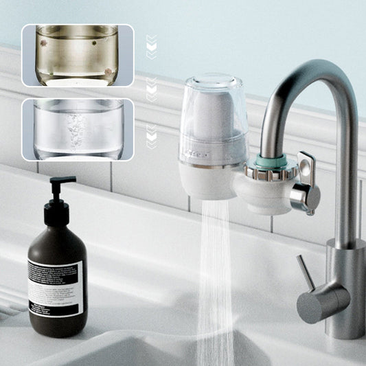 Faucet Water Purifier with Washable Filter & Adapters