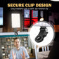Compact Adjustable Color-Temperature Clip-On Selfie Light