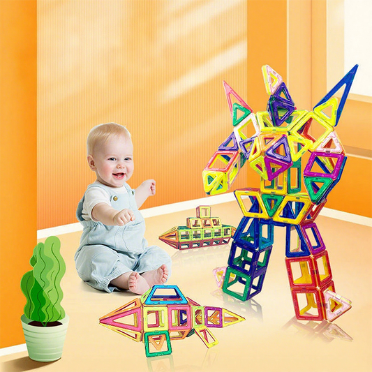 Educational Magnetic Building Blocks Set for Kids