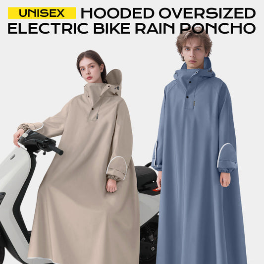 🌧️Unisex Hooded Oversized Electric Bike Rain Poncho