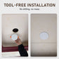 Spring-Loaded Ceiling Hole Cover Plate