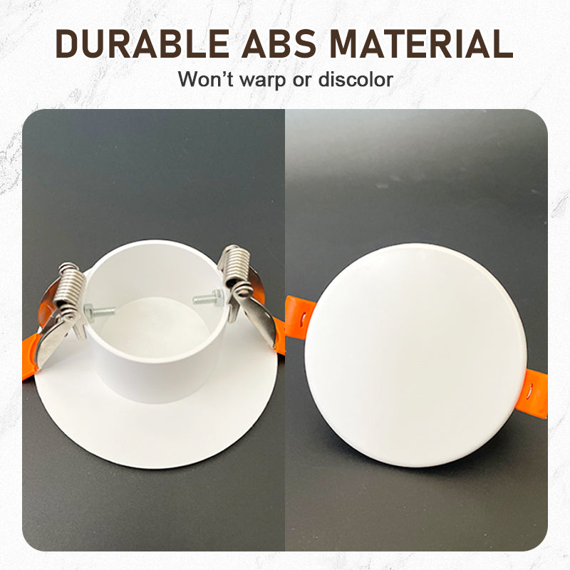 Spring-Loaded Ceiling Hole Cover Plate